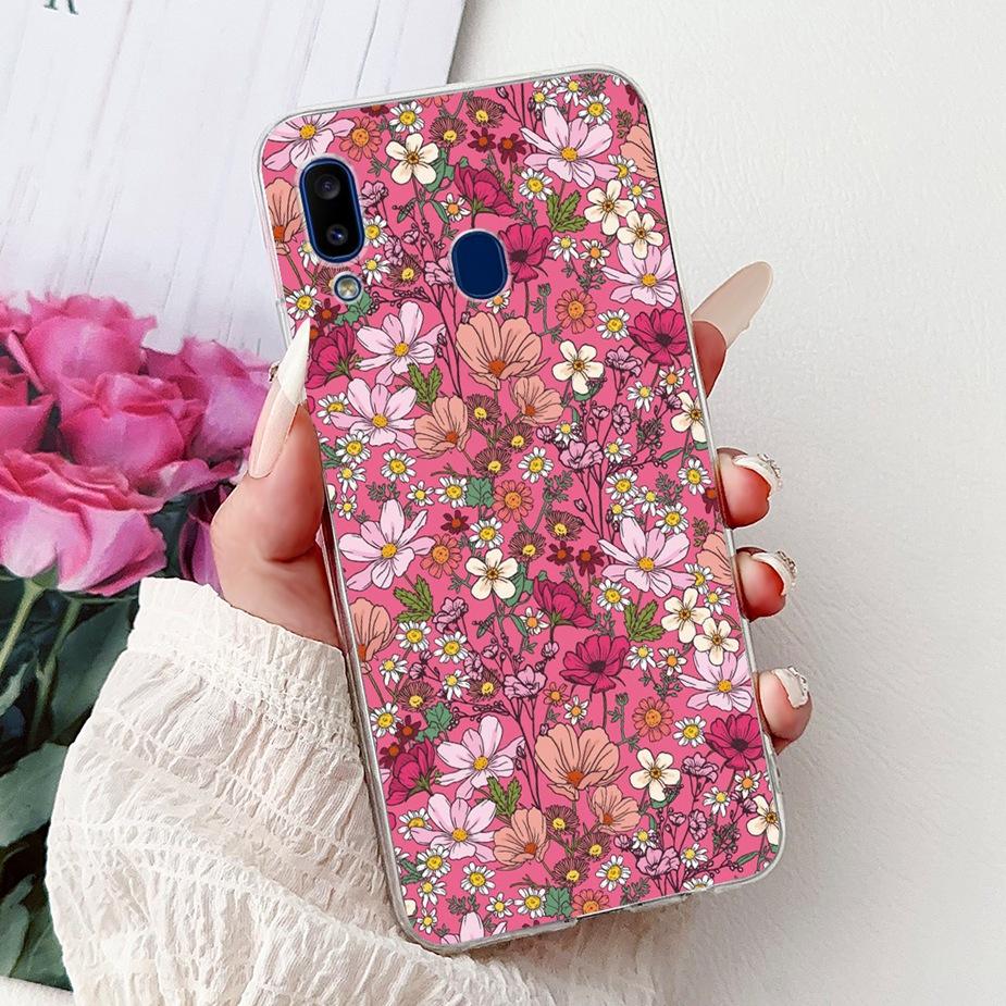 For Samsung Galaxy A10 A20 A30 Case A105F A205F A305F Cute Fashion Painted Cover Soft Silicone Case For Samsung A20 A 10 30 Bags