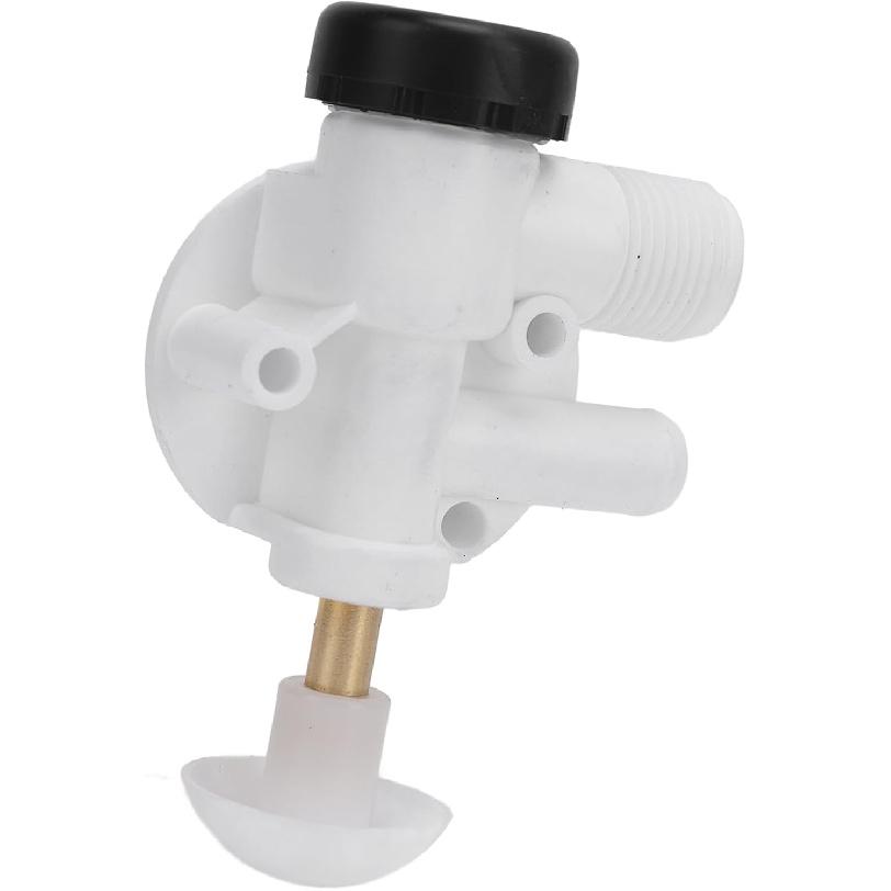 KIMISS RV Water Valve Kit Leak Resistance Plastic 385314349 Camper Toilet Valve Kit Replacement 210 510 706 709 748 for Pedal Flush RV Toilet Repair