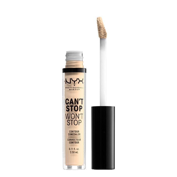 Anti-cernes - NYX - Can't Stop Won't Stop - Fini mat - 3,5 ml - Convient à tous types de peau