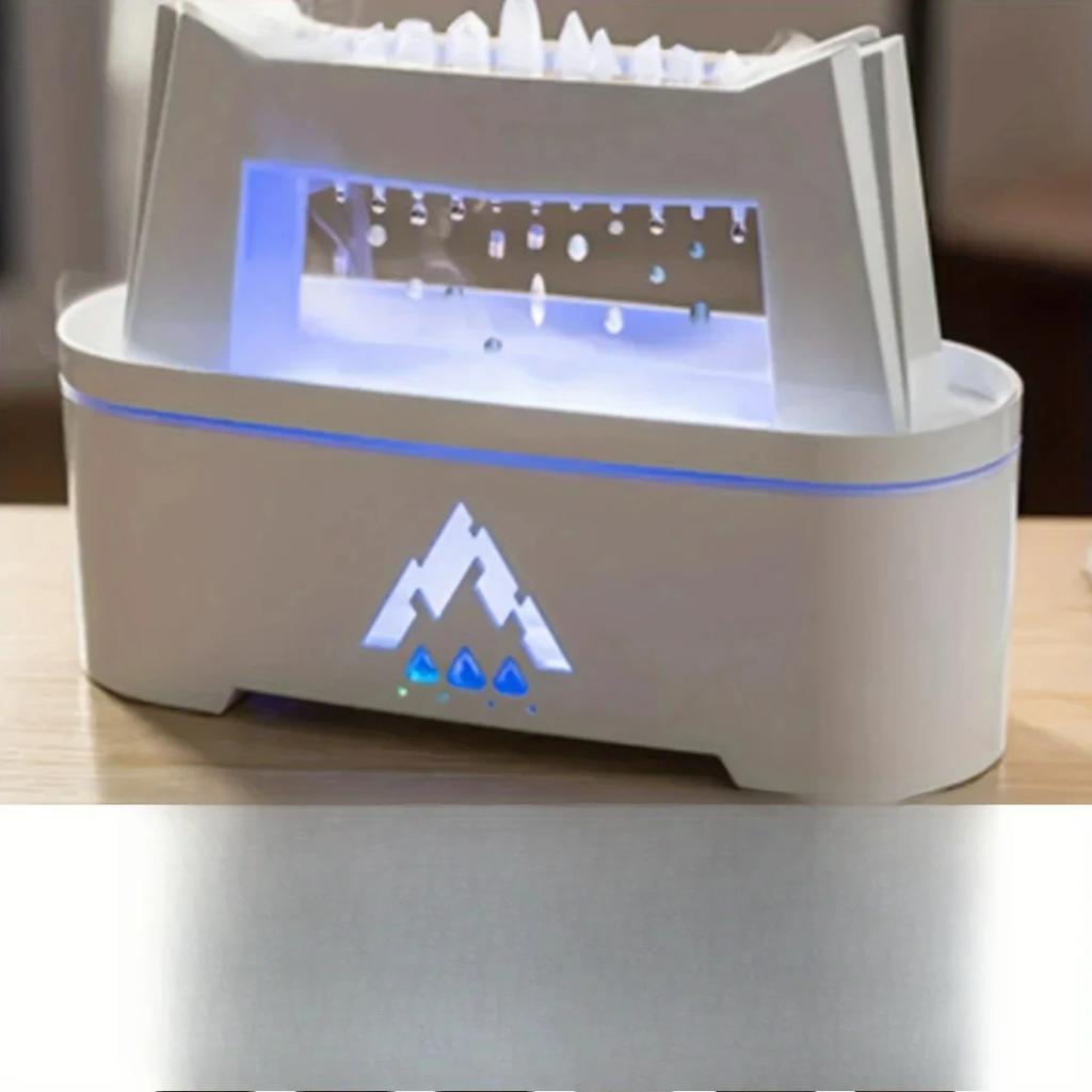 Air Humidifier with Aromatherapy Essential Oil Diffuser 10.14oz Capacity Atmosphere Light Remote Control Auto Shut-Off