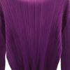 PLEATS PLEASE Made In Japan Long Sleeve Pleated Cut 3 Purple Women Used