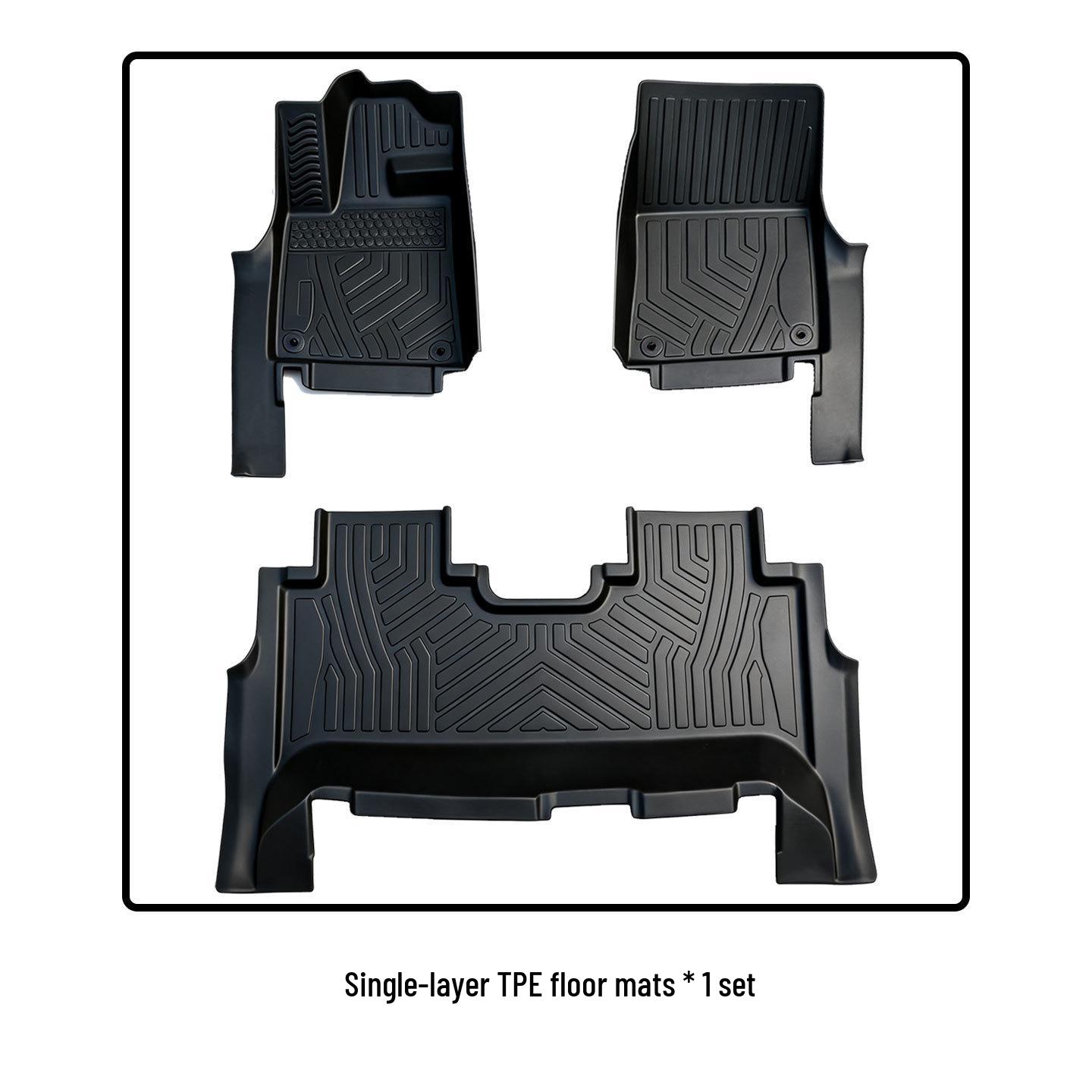 

Eco-friendly, Odorless TPE Car Floor Mats for G700 – Longitudinal & Horizontal Fit with Door Sill Protection, Double Layer Design