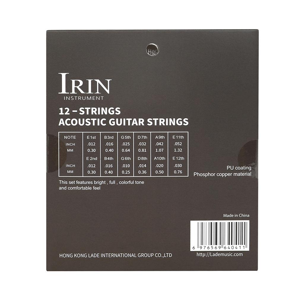 12-String Guitar Strings Folk Guitar Accessories Parts Light Great Bright Classical Guitar Strings Guitar Strings for Guitar