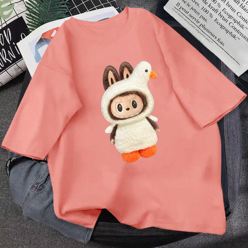 T-shirt Short-sleeved Top Fashion LABUBU Print All-match Unisex