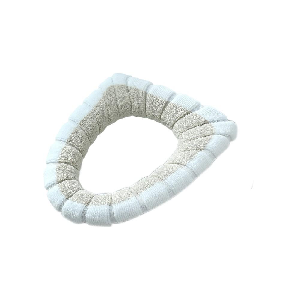 Toilet Seat Cover Bathroom Seat Pad Thicker Padding Stretchable Fabric