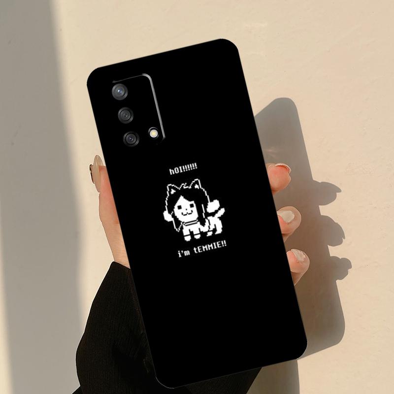 Undertale Annoying Dog Case For OPPO A17 A16 A15 A57 A77 A96 A93 A91 A53S A9 A5 A31 A53 A52 A72 A94 A54 A74 Coque
