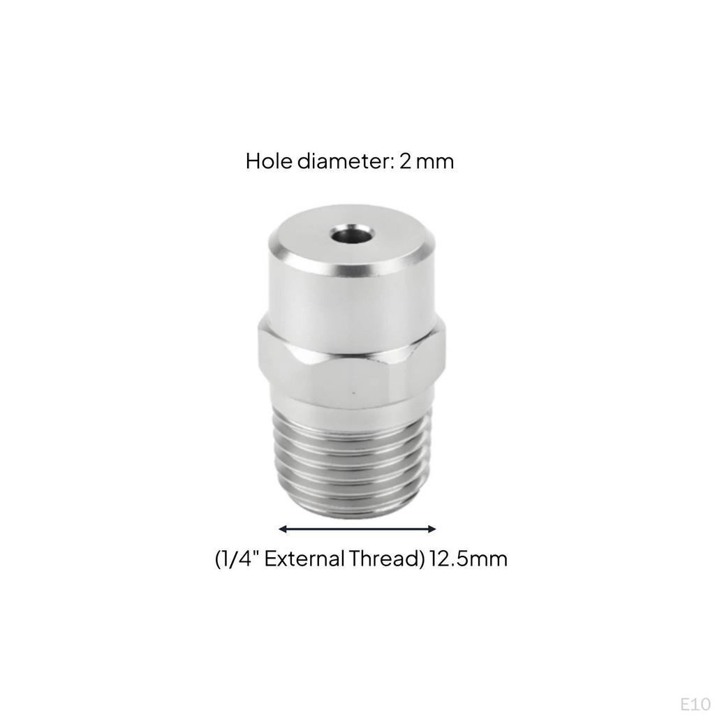 Solid Cone Spray Nozzle Fine Atomization Stainless Steel Aerosolizing Spraying Equipment for