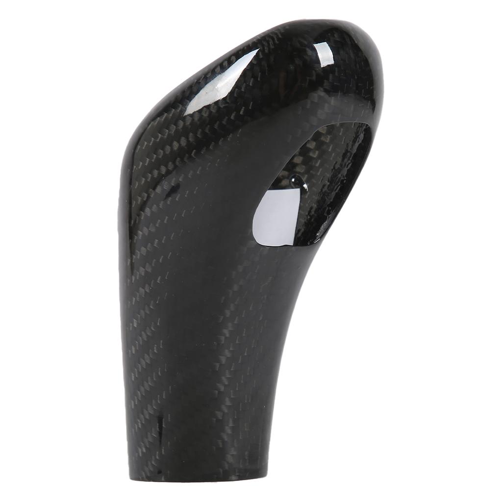 Gear Shift Knob Cover Trim Carbon Fiber Replacement for Alfa Romeo Giulia Stelvio 2020‑2021