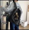 Farbverlauf College-Rucksack: Hongkong-Stil, Großes Fassungsvermögen, Nylon, Spritzwassergeschützt, Schultertasche für Herren.