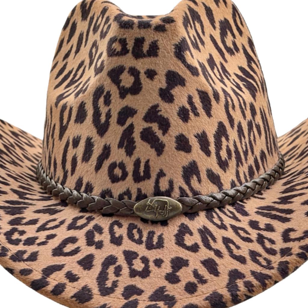 Novo chapéu fedora de aba larga para outono e inverno para homens e mulheres, chapéu de jazz de lã moda estilo britânico estampa de leopardo europeu e americano, vintage