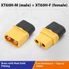 1 Pair Xt60H Male Female Bullet Connectors Plugs With Sheath Xt60 Upgrade Connectors For Lithium Battery Rc Planes Car