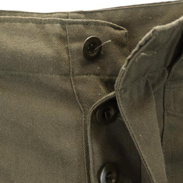 Austrian Army 80s military cargo pants khaki Button fly Men's Used