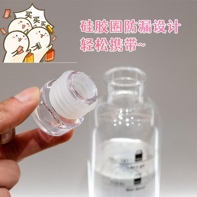 Water Bottle Modern Simple Time Scale Cup Men and Women Car Transparent Plastic Cup Outdoor Large Capacity Portable Cup Wholesale