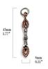 Carmelo Tibetan Vajra Dorje Vajra Pendant, Silver, for Men and Women