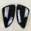 2pcs Rearview Mirror Cover Wing Side Mirror Caps Glossy Blackc/ Carbon Fiber Pattern for VW GOLF 7 MK7 MK7.5 GTI R GTE GTD 2013 - 2020 Car Accessories