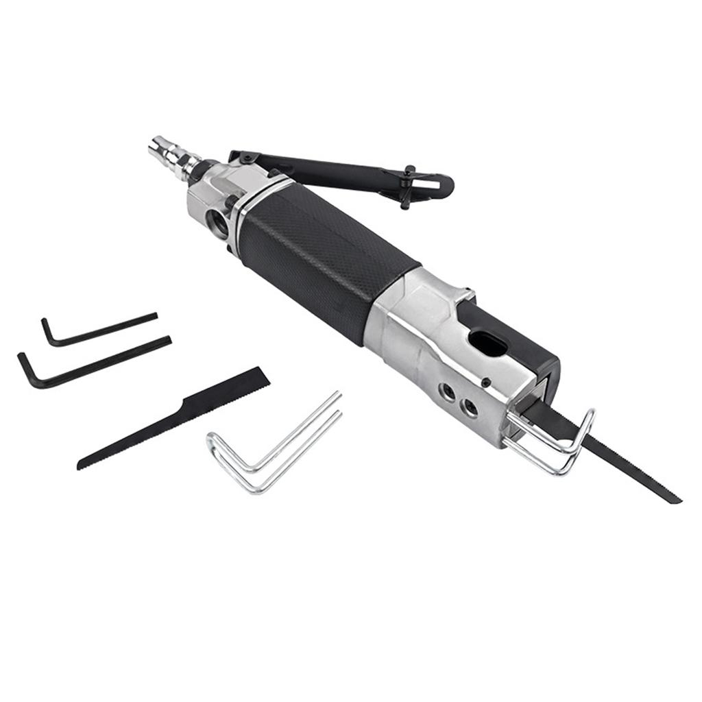 Pneumatic Air Reciprocating Saw 90PSI 9000BPM Reciprocating Saw Handheld Power Metal Saw Heavy Duty Aluminum Alloy