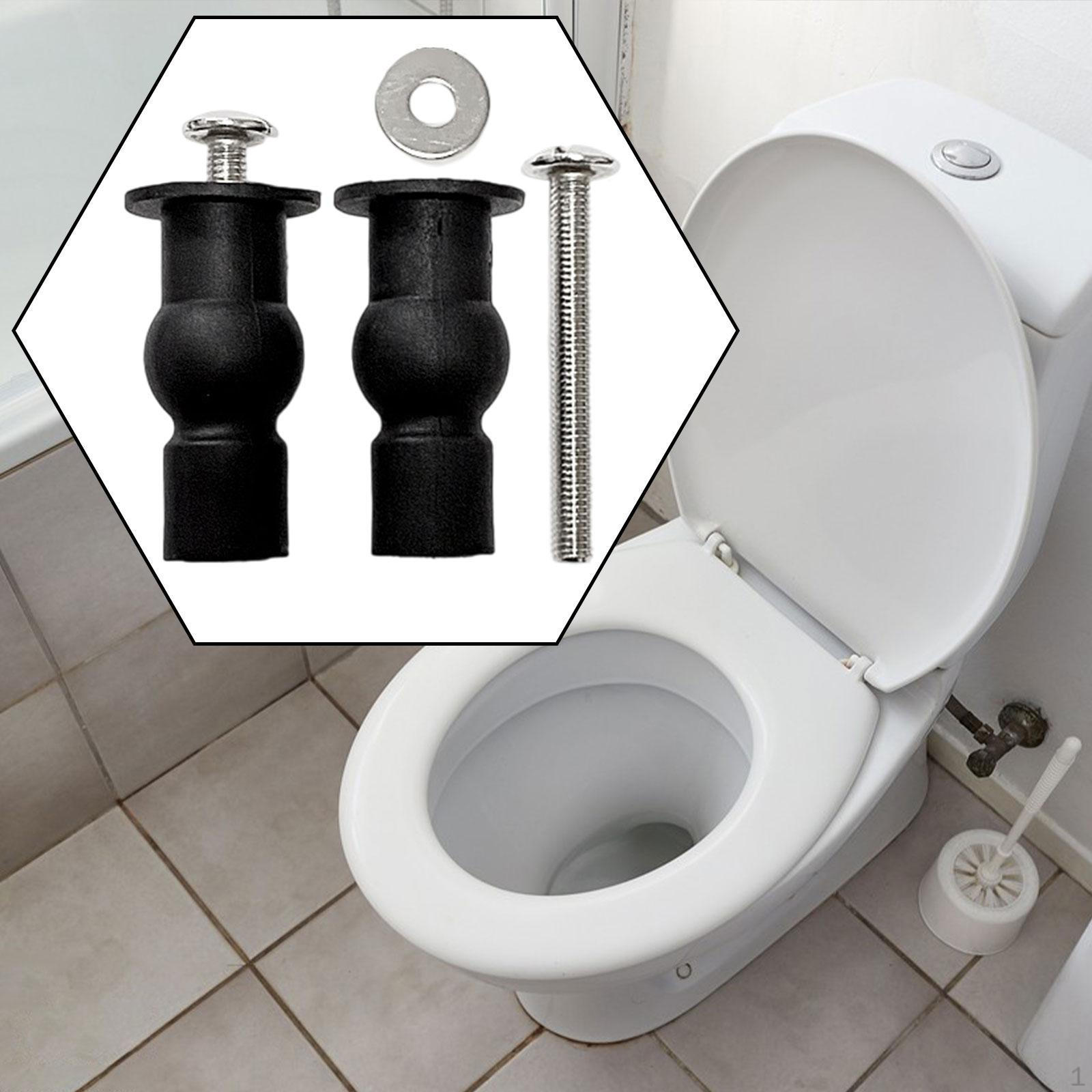 1 пара винтов и болтов для сиденья унитаза, аксессуары для легкой установки, высококачественные, замена M5 Long