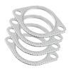 3 Inch Exhaust Gasket 2-Bolt 78mm Flange High Temperature Gasket Fire Ring 5PCS