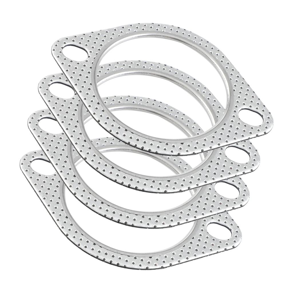 3 Inch Exhaust Gasket 2-Bolt 78mm Flange High Temperature Gasket Fire Ring 5PCS