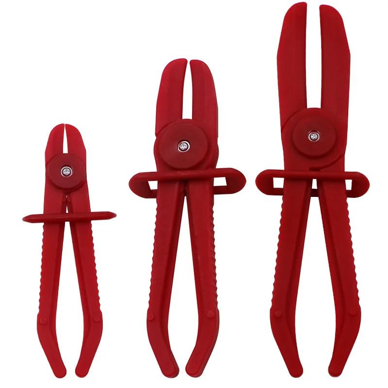 

New 3Pcs/Set Hose Tube Clamp Pliers Tool Brake Fuel Water Line Clamp Pliers for Hose Clamp Removal Hand Tool for Car Repair