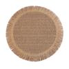 4pcs Hemp Rope Woven Placemat Home Decoration Tassel Hemp Rope Non-slip Mat Hotel Restaurant Western Food Insulation Mat