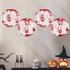 Halloween Blood Handprint Paper Lantern Spooky Hanging Round Lantern for Parties Haunted Houses Home Decoration