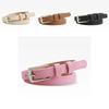 Lightweight Womens Slim Faux Leather Belt For Dresses And Jeans With Classic Pin Buckle For Daily Use