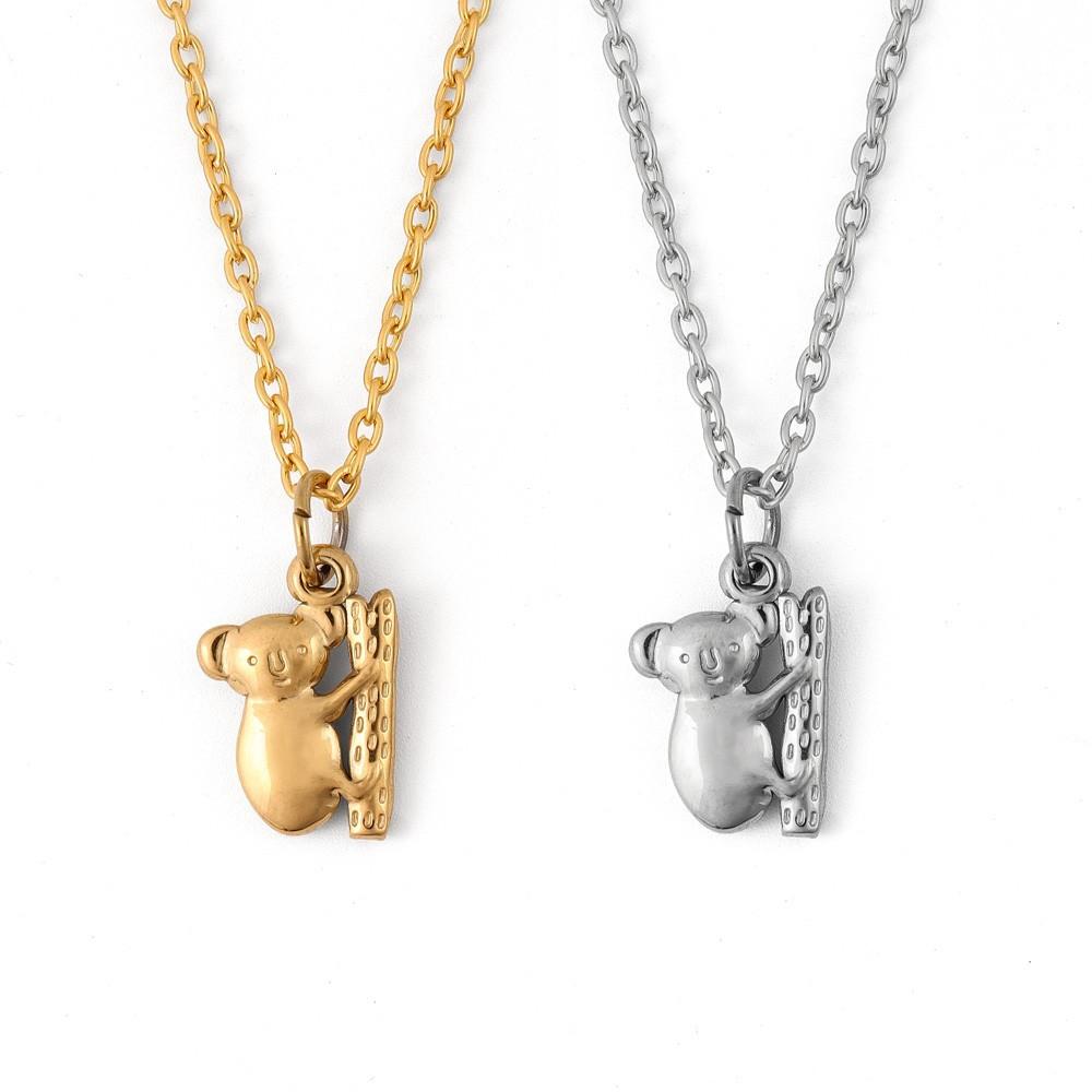 Ins Fashion High-end Koala Multi-layer Vacuum Retro Fashion Women's Pendant Necklace