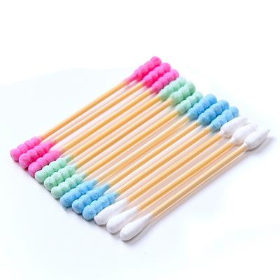 100Pcs/Bag Double Head Cotton Swab Sticks Female Make Up Remover Cotton Nose Ears Cleaning Accessories
