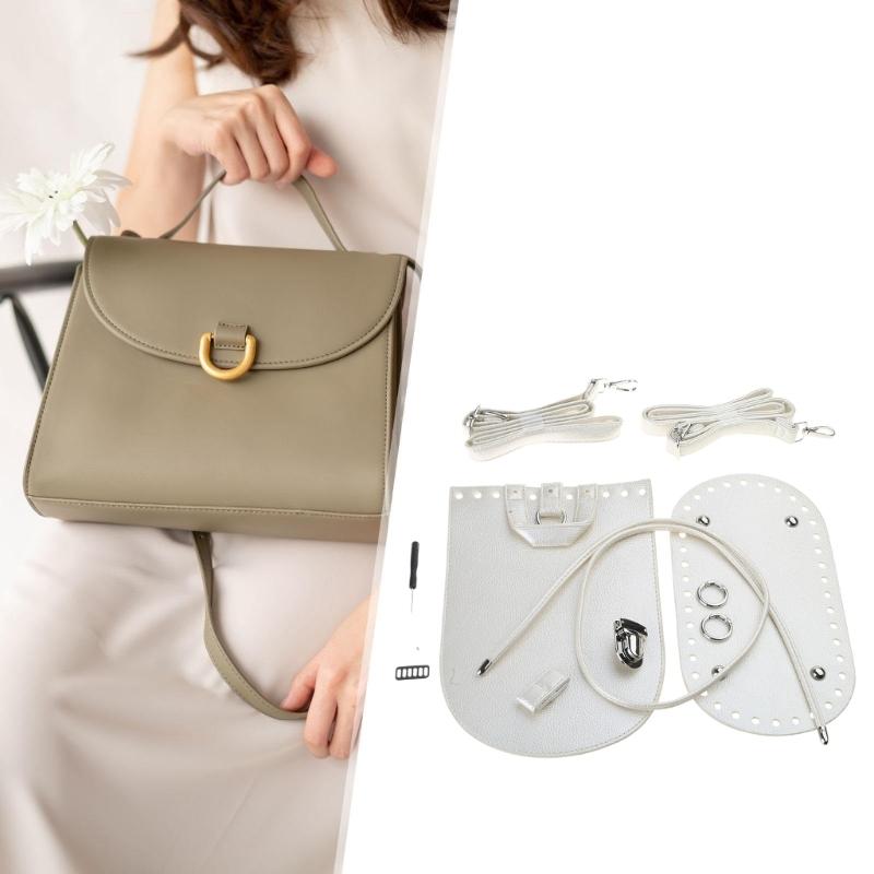 Handgemaakte Tas Maakset PU Leer Rugzak Maaksets All-matching Tas Bodem Tas Accessoires voor Breien