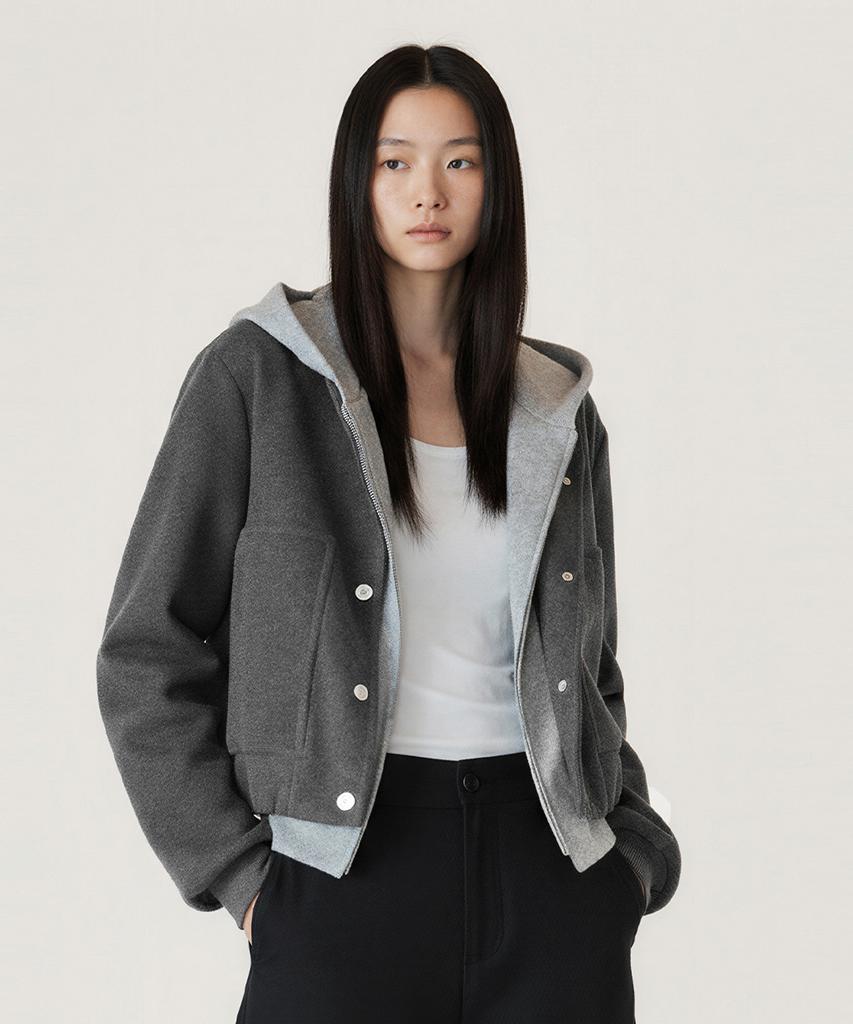 Button Seoul [Women'S] Soft Button Casual Jacket (2 Colors)