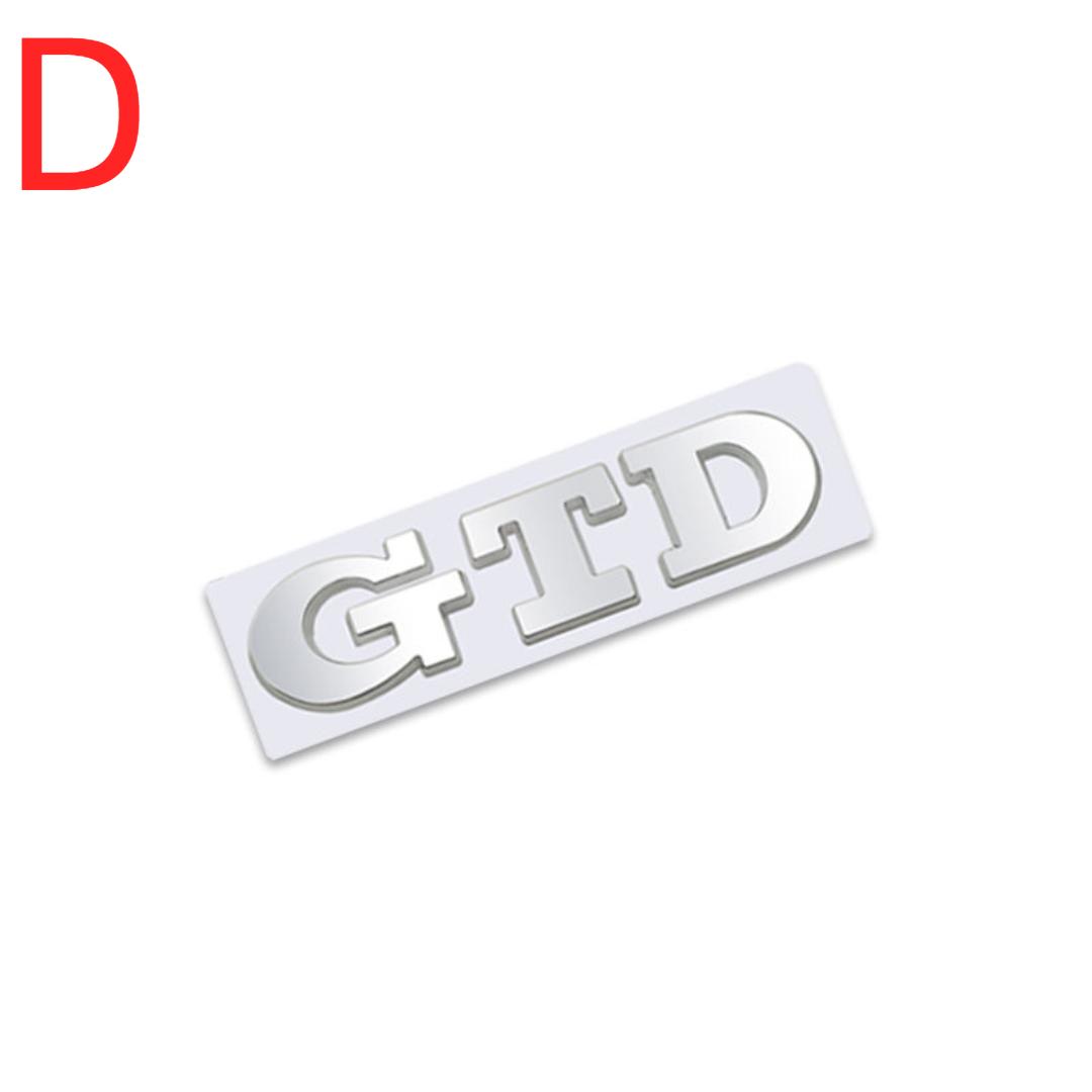 

3D металлический логотип GTD на заднюю часть багажника, эмблема на багажник, наклейки для V/W Polo Golf 5 6 7 CC Passat Jetta MK4 MK5 MK6, наклейки для стайлинга автомобиля D