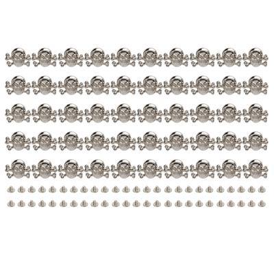 50 Set Borchie Teschio Stile Gotico Belle alla Moda Accessori Rivetti Fai da Te per Realizzare Scarpe