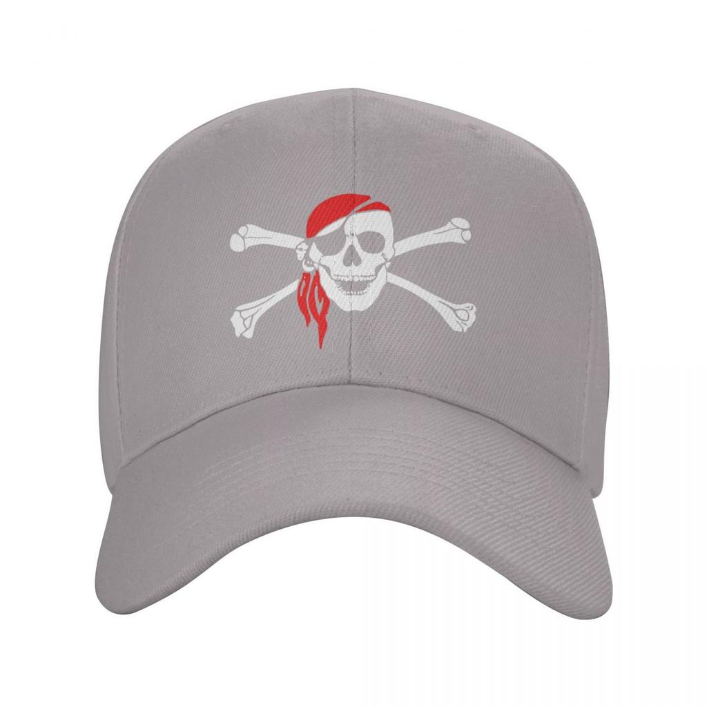 Módní Unisex Jolly Roger Skull Cross Bones Pirate Flag Baseballová čepice Dospělý Nastavitelný Táta Klobouk Hip Hop Snapback Čepice