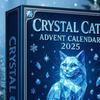 Falešný křišťálový kočičí adventní kalendář 2025 Sběratelská 2D akrylová sada kočičích přívěsků 24 dní odpočítávání do Vánoc s 24 různými plemeny koťat