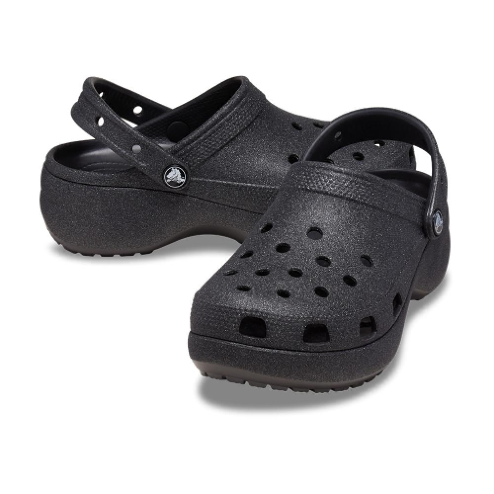 

Crocs женские классические туфли на платформе с блестками Clogw Bk 24Swcl207241