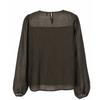 Shop   Women S Korean Made Layered blouSe Purple Gray Rei Wbl260101 PurpleGray
