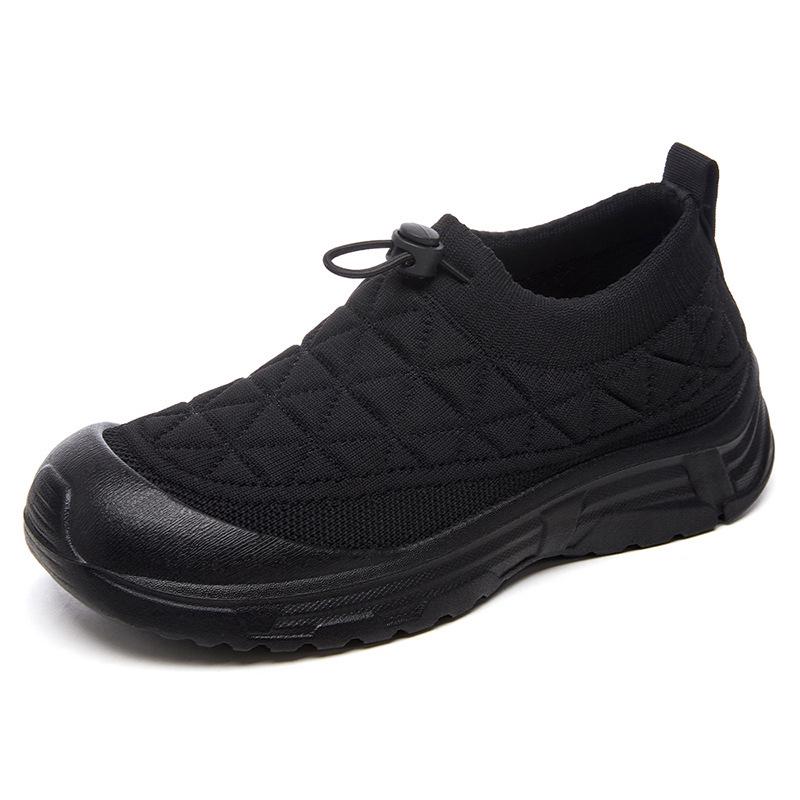 Women's Spring Soft Sole Slip-On Mom Shoes - Comfortable and Fashionable Old Beijing Style