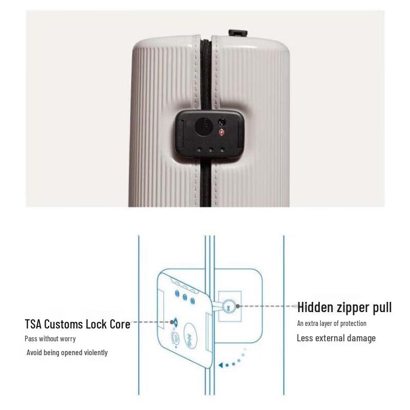 ITO PISTACHIO Hardside Carry-On Luggage