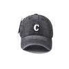 Couples Baseball Cap C Letter W-hat Version Sun Hat Hole Spring Autumn Wash Denim Woman's Hat Cap Hip Hop Fitted Cap