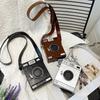 Camera Crossbady Bag Sqaure Bolsos De Mujer Portable Exquisite Sac Femme Fashion Couple Bags for Woman PU Leather Bolso