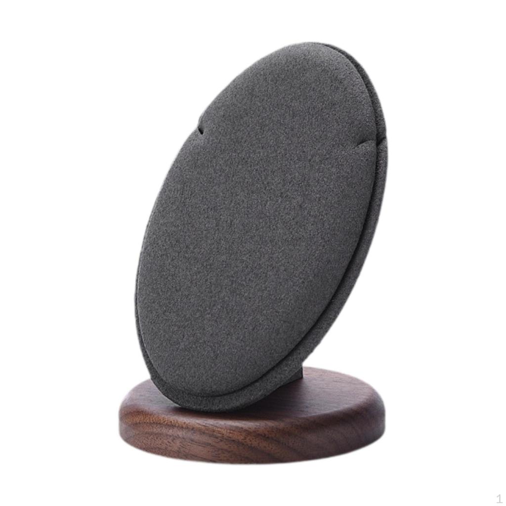 Schmuck- und Ketten-Präsentationsständer mit Holzsockel für Ketten-Messen