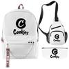 Cook 3D Digital Color Printing Set Oxford Cloth Waterproof Backpack Student Bag