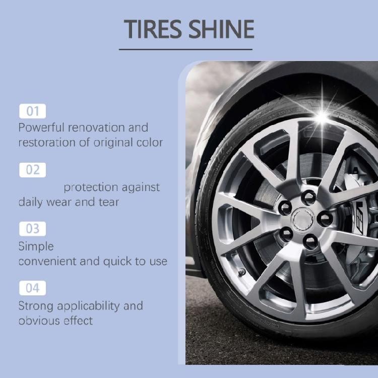 Tire Shine Sprayer Professional Tyre Shine 4 Fl Oz Tire Coating Sprayer Quick Drying Tire Dressing High Gloss