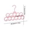 11Holes Bathroom Storage Rack Plastic Hanger Organizer Closet Space Saving Scarf Belt Tie Hat Towel Bag Purse Holder Dorm Room&