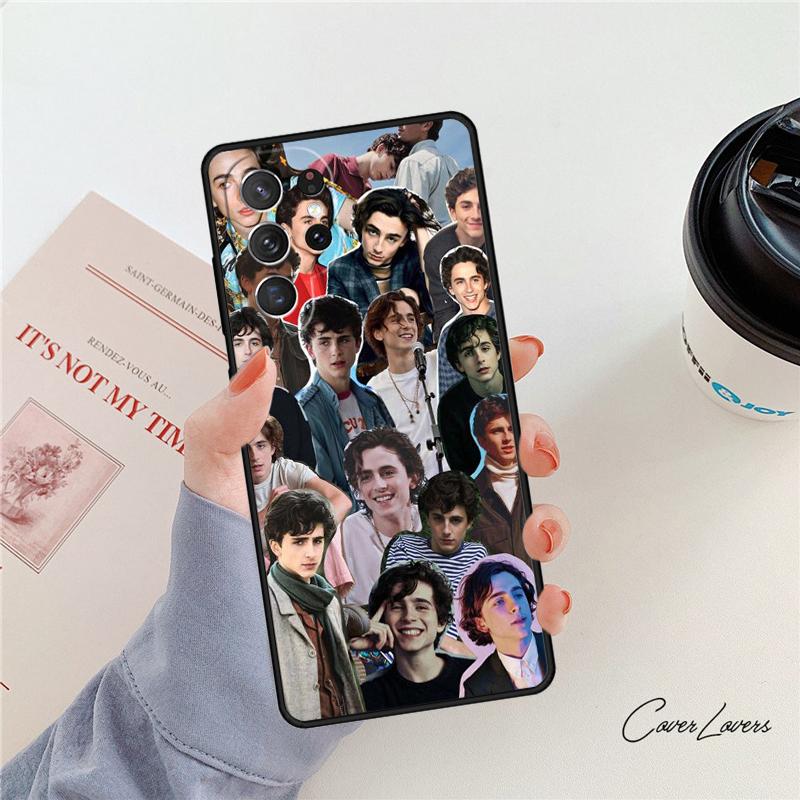 Timothee Chalamet phone case For Samsung Galaxy S24 S25 S23 S22 Ultra Note 10 20 Plus S20 S21 FE Cover