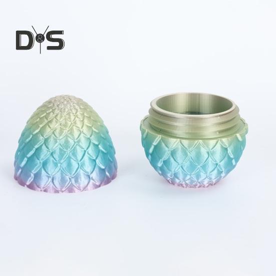 3D Printed Dragon Egg Figurine Colorful Movable Joints Articulated Flying Dragon Model Figure Toy Desktop Decoration Kids Adults Gifts
