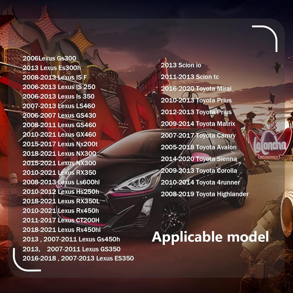 20Pcs Engine Cover Clips Grille Push-Type Retainer Fasteners 7Mm Replacement For Toyota Land Cruiser Camry Lexus GS350 GX460 90467-07211