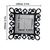 4pcs Self-Adhesive Panels Wall Sticker Acrylic Light Switch Cover Mirror Face Stickers On The Wall Home Decoration Photo Frame S