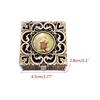 62KD Rosary Bead Box Necklace Metal Christian Catholic Religious Jewelry Case Storage